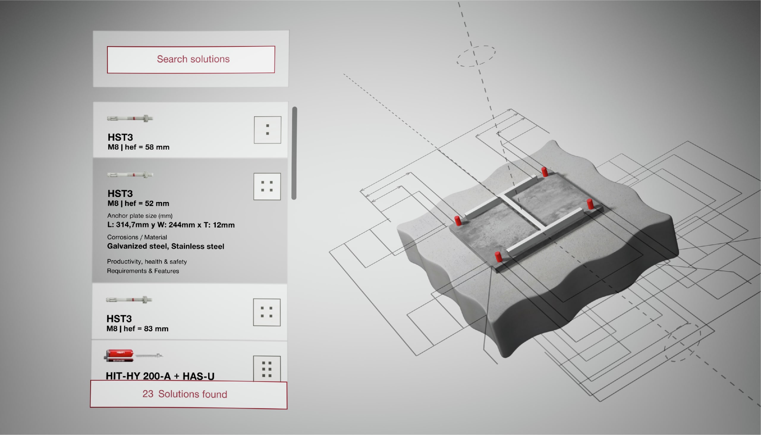 SMART DESIGN ZA SIDRANJE V BETON