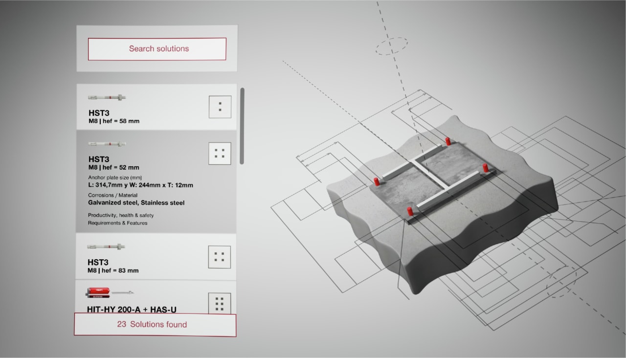 SMART DESIGN ZA SIDRANJE V BETON