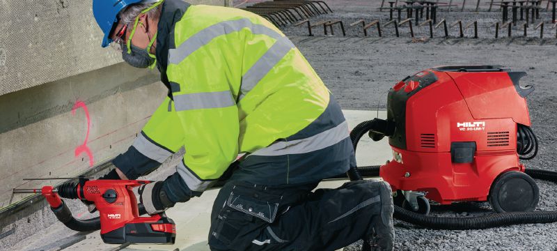 Baterijsko vrtalno kladivo TE 30-A36 Visoko zmogljivo baterijsko kombinirano kladivo z motorjem brez ščetk in aktivno kontrolo navora Vrste uporabe 1