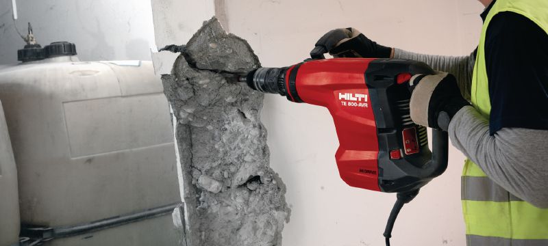 Ploščata dleta TE-S FM Izjemno robustni nastavki za ploščata dleta TE-S za dletenje/izdelovanje kanalov v beton in opeko Vrste uporabe 1