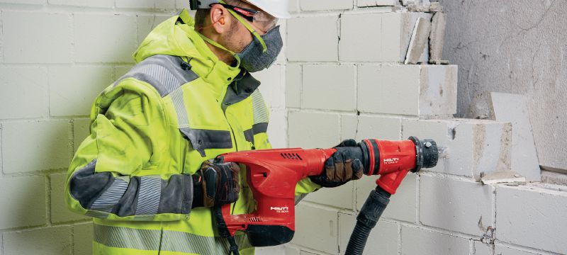 Udarno kladivo TE 500 SDS-Max Robustno rušilno kladivo SDS Max (TE-Y) za nezahtevno dletenje v beton in opeko Vrste uporabe 1