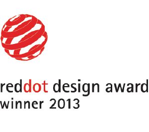                Ta izdelek je bil nagrajen z oblikovalsko nagrado Reddot Design Award.            