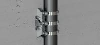 Kompaktne fiksne točke MFP-CHD za težje obremenitve Galvanizirana kompaktna fiksna točka za zelo težke obremenitve do 44 kN Vrste uporabe 1