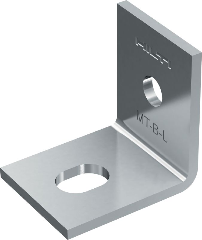 Osnovna plošča MT-B-L za nosilne profile Spojnik osnovne plošče za sidranje strukture nosilnega profila za nizke obremenitve v beton ali jeklo