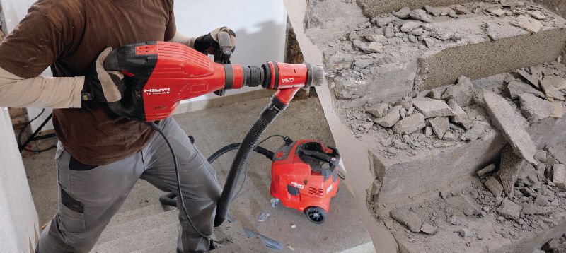 Rušilno kladivo TE 700-AVR SDS-Max Zmogljivo rušilno kladivo SDS Max (TE-Y) za zahtevno dletenje v beton in opeko z aktivno redukcijo vibracij (AVR) Vrste uporabe 1