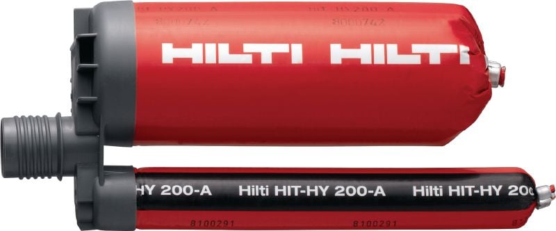 Kemična masa HIT-HY 200-A Izjemno zmogljiva hibridna malta za sidranje armaturnih palic in zelo obremenjenih sider
