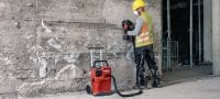 Odsesovalnik prahu razreda L VC 4LX-22 T15 Zmogljiv baterijski izvlekač za prah z veliko posodo za povezavo z električnimi stroji in čiščenjem delovišča (mokro in suho), rezervoar s prostornino 15 litrov (8 galon) (baterija Nuron) Vrste uporabe 3