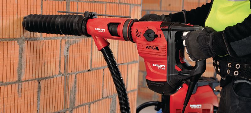 Sistem za odstranjevanje prahu TE DRS-Y Sistem za odstranjevanje prahu pri vrtanju in dletenju betona z vrtalnimi kladivi Hilti SDS Max (TE-Y) Vrste uporabe 1