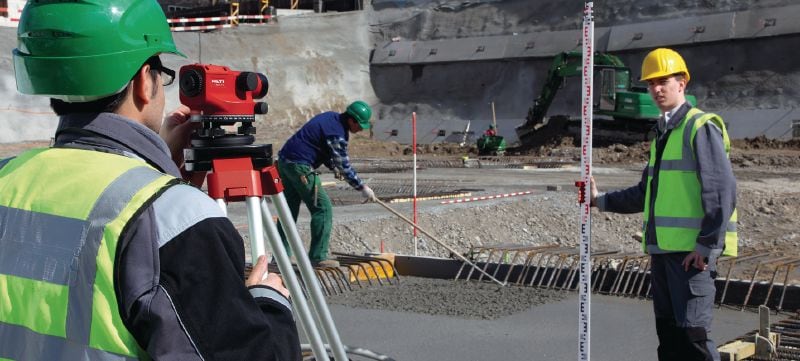 Optični nivelir POL 15 Optični nivelir za vsakodnevno izvnavo z 28-kratno povečavo Vrste uporabe 1