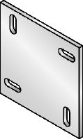 MIQB-CD Vroče cinkana (HDG) osnovna plošča za pritrjevanje profilov MIQ na beton