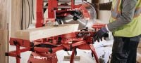 Potezna žaga SM 60-22 Dvo-ravninska potezna žaga s kapaciteto rezanja prečno do 100 x 355 mm (baterijska platforma Nuron) Vrste uporabe 4