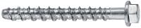 Vijačno sidro za beton HUS-HR 6/8/10/14 Izjemno zmogljivo vijačno sidro s šestrobo glavo (A4 - 316 SS)