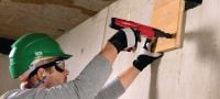 Žičniki za beton X-C P8 Posamični žičnik za pritrjevanje na beton z uporabo stroja na smodniški pogon Vrste uporabe 1