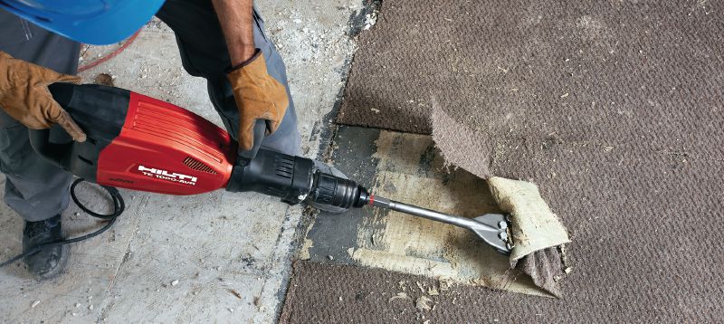 Strgala za tla TE-SX FS Izredno ostra strgala za tla TE-S za odstranjevanje poda in premazov z uporabo strojev za rušenje Vrste uporabe 1