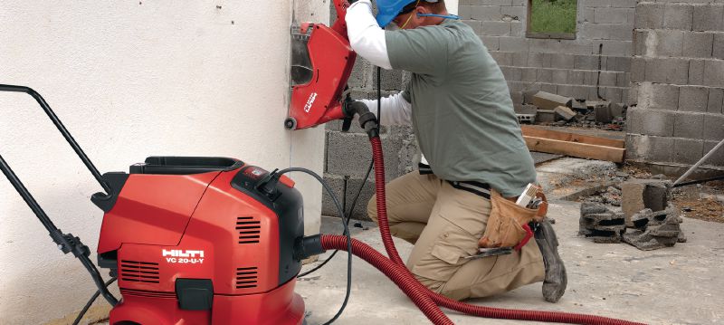 Električni rezalnik DCH 230 Ročni električni diamantni rezalnik – rezanje do globine 85 mm z 230 mm listom Vrste uporabe 1