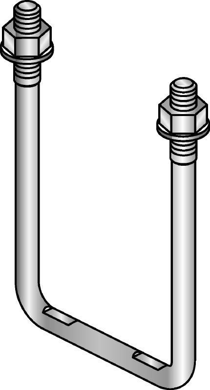 MIA-BO Vroče cinkan (HDG) stremenski vijak za pritrjevanje objemke-noge na nosilce MI