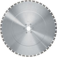 List za stensko žago SPX MCS Equidist (60Y: združljivo z žagami Tyrolit®) Vrhunski list za stensko žago (15 kW) z daljšo življenjsko dobo, ki omogoča hitrejše rezanje v armirani beton (os 60Y se lahko uporablja s stenskimi žagami Hilti in Tyrolit®)