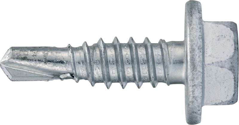 Samovrtalni kovinski vijaki S-MD 21 Z Samovrtalni vijak (pocinkano ogljično jeklo) z vtisnjeno prirobnico za pritrjevanje tanke kovine na kovino (do 3 mm)