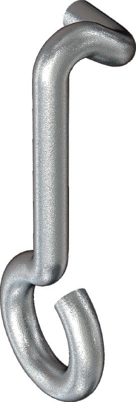 Kljuka za plošče MW-DH Kljuka za trapezno ploščo za viseče sisteme za obešanje žičnih vrvi MW na kovinskih ploščah