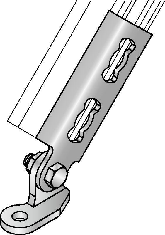 Profilni spojnik navojne palice MQS-ACD Galvanizirani predhodno sestavljeni profilni spojnik navojne palice z višjo stopnjo prilagodljivost in vipjo nosilnostjo za različne potresne aplikacije