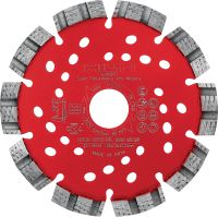 Diamantni rezalni list za rezanje opeke SPX-SL Vrhunski diamantni rezalni list s tehnologijo Equidist prirejen za zarezovanje utorov v zidake