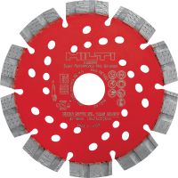 Univerzalni diamantni rezalni list SPX-SL Vrhunski diamantni rezalni list s tehnologijo Equidist prirejen za zarezovanje utorov v različne materiale