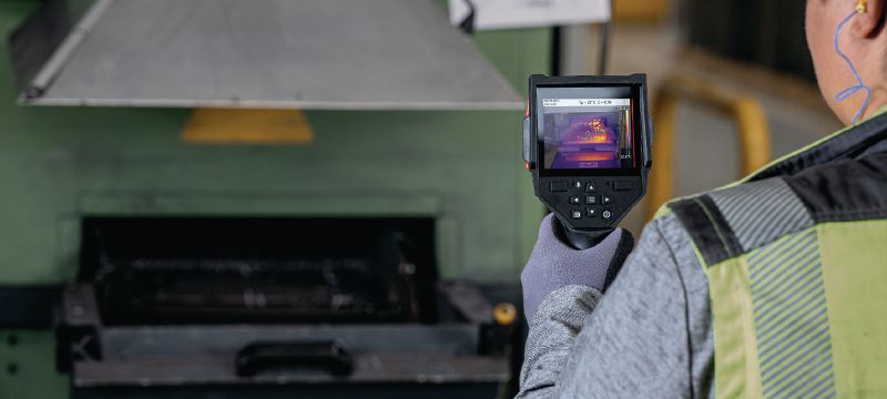 Toplotna kamera PT-C Infrardeča kamera za termovizijsko slikanje, za pregled električnih, mehanskih, cevnih in HVAC napeljav Vrste uporabe 1