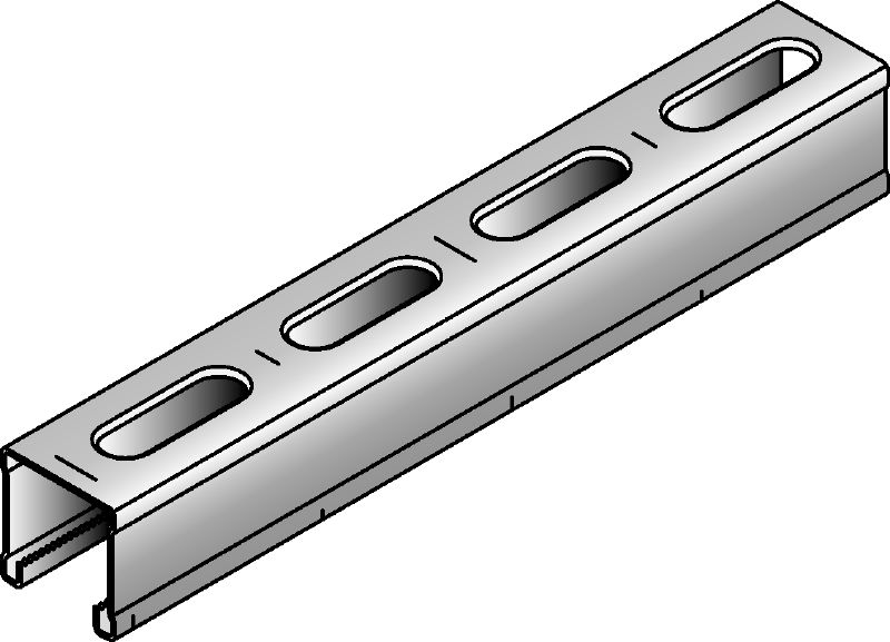 C-profil MM-C-30 Galvaniziran C-profil za lahke obremenitve