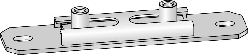 Križni drsni spojnik MSG-UK (dvojni) Premium galvaniziran križni drsni spojnik za nezahtevne aplikacije hlajenja in gretja