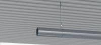 Kljuka za plošče MW-DH Kljuka za trapezno ploščo za viseče sisteme za obešanje žičnih vrvi MW na kovinskih ploščah Vrste uporabe 1