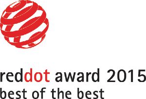                Izdelek je prejel oblikovalsko nagrado Reddot "Najboljši med najboljšimi" ("Best of the Best").            