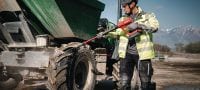 Brezžični tlačni čistilo PC 2-22 Prenosni tlačni čistilnika s 40 bari (580 PSI) delovnega pritiska za lažje čiščenje gradbišč (baterijska platforma Nuron) Vrste uporabe 3