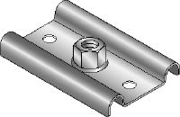 MFP-GP-F Premium vroče cinkana (HDG) osnovna plošča za nezahtevne fiksne točke (metrsko)