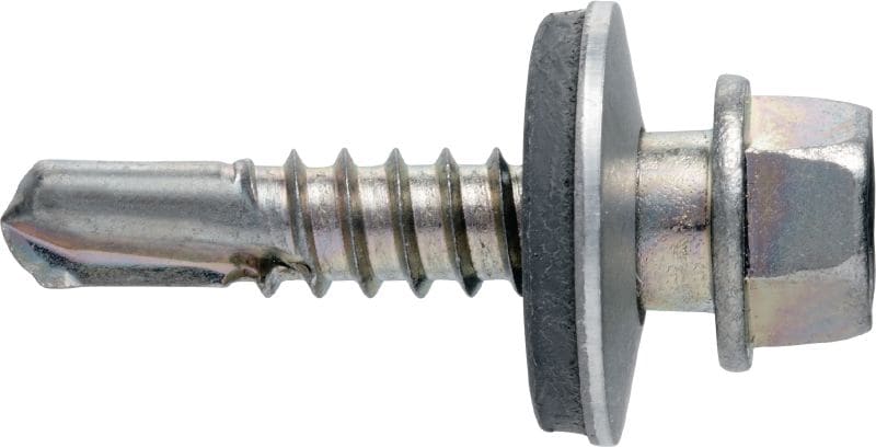 Samovrtalni vijaki S-MD53SS Samovrtalni vijak (nerjavno jeklo A4) s 16 mm podložko za pritrjevanje srednje debele kovine na kovino (do 6 mm)