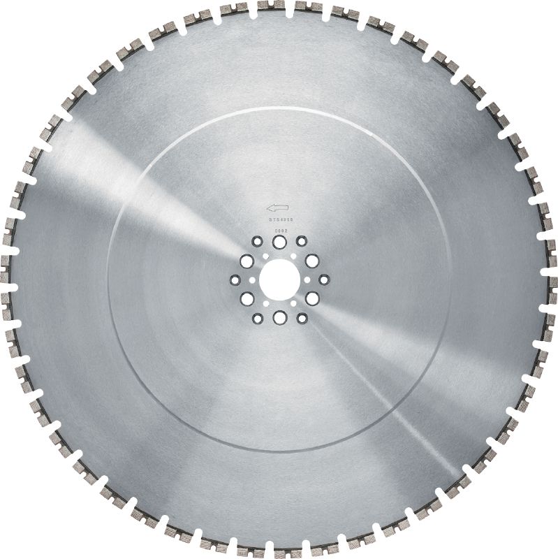 SPX MCS Equidist list za stensko žago (60HY: prilega se Hilti, Husqvarna®, Tyrolit®) Vrhunski list za stensko žago (15 kW) z daljšo življenjsko dobo, ki omogoča hitrejše rezanje v armirani beton (os 60HY se lahko uporablja s stenskimi žagami Hilti, Husqvarna® in Tyrolit®)