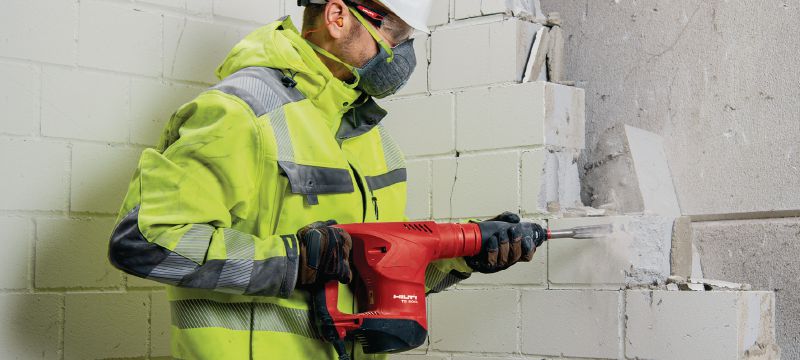 Udarno kladivo TE 500 SDS-Max Robustno rušilno kladivo SDS Max (TE-Y) za nezahtevno dletenje v beton in opeko Vrste uporabe 1