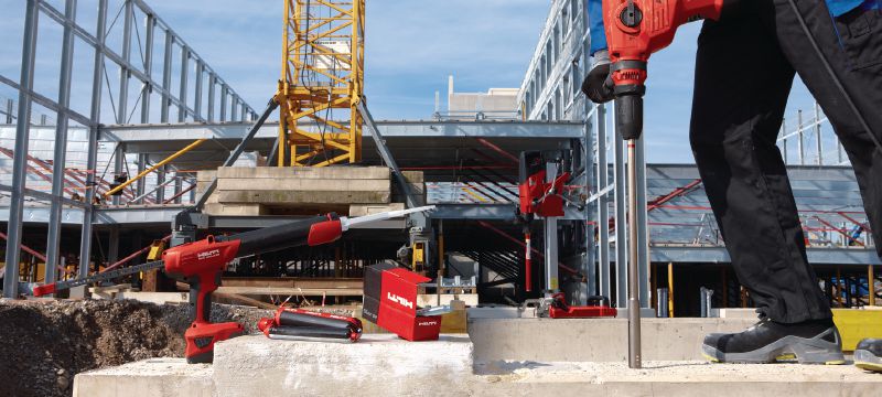 Orodje za hrapavljenje TE-YRT Orodje za hrapavljenje diamantno izvrtanih lukenj v beton Vrste uporabe 1