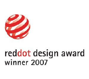                Ta izdelek je bil nagrajen z oblikovalsko nagrado Reddot Design Award.            
