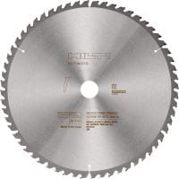 List za zajeralno žago za fino obdelavo lesa Vrhunski list za zajeralno žago za fino obdelavo lesa (12” | 305 mm) s karbidnimi zobi, za natančne in čiste reze v lesene tramove z baterijsko zajeralno žago SM 60-22