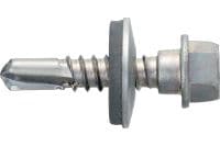 Samovrtalni kovinski vijaki S-MD 53Z Samovrtalni vijak (pocinkano ogljično jeklo) s 16 mm podložko za pritrjevanje srednje debele kovine na kovino (do 6 mm)