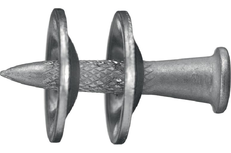 Pritrdilni elementi za kovinske plošče X-ENP2K MX (magazinirani) Magazinirani žičniki za pritrjevanje kovinskih plošč na lahke jeklene podkonstrukcije s pištolami za žičnike na smodniški pogon