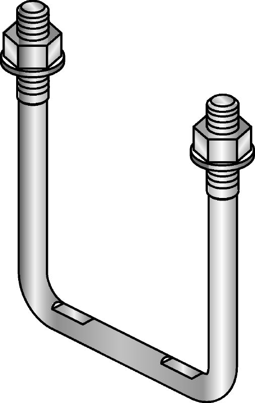 MIA-BO Vroče cinkan (HDG) stremenski vijak za pritrjevanje objemke-noge na nosilce MI