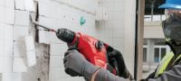 Dleta za ploščice TE-C TI Samoizravnalna dleta za ploščice SDS Plus (TE-C) za postrganje površinskih materialov Vrste uporabe 1