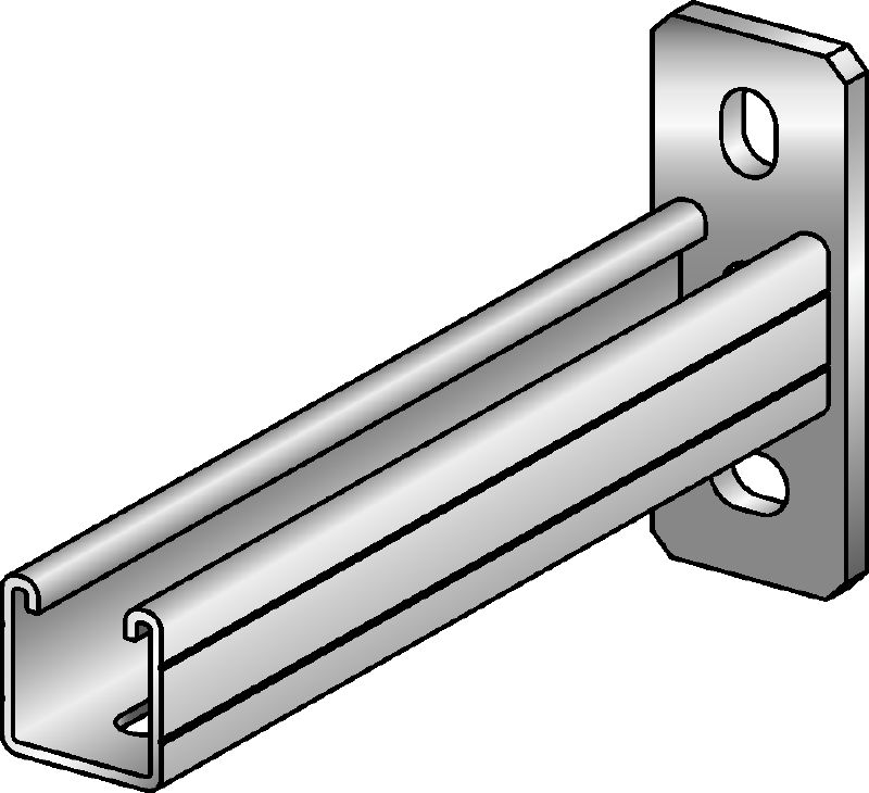 Konzola MQK-41/3 Galvanizirana konzola višine 41 mm, enojni profil MQ debeline 3 mm