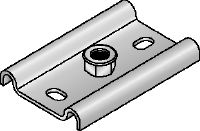 Osnovna plošča MFP-GPH Galvanizirana osnovna plošča z dvema sidrnima točkama, za pritrditev očesnih vijakov Hilti