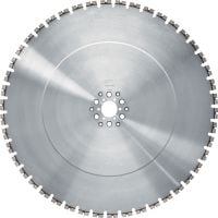 SPX MCS Equidist list za stensko žago (60HY: prilega se Hilti, Husqvarna®, Tyrolit®) Vrhunski list za stensko žago (15 kW) z daljšo življenjsko dobo, ki omogoča hitrejše rezanje v armirani beton (os 60HY se lahko uporablja s stenskimi žagami Hilti, Husqvarna® in Tyrolit®)