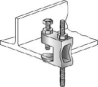 Spona MAB Galvanizirana spona za pritrjevanje navojnih palic na jeklene profile brez notranjega navoja