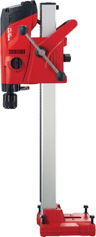 Kronski vrtalnik DD 160 Kompakten in zmogljiv stroj za diamantno vrtanje za kronsko vrtanje v beton s premerom od 25 do 202 mm (31/32 - 7-15/16”)