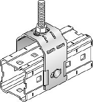 Ploščata podložka DIN 125 M10 HDG Vroče cinkan (HDG) spojnik za pritrjevanje navojnih palic M12 (1/2) in M20 (3/4) (M16) na profile MI Vrste uporabe 1