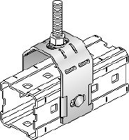 Spojnik 3D MIC-TRC Vroče cinkan (HDG) spojnik za pritrjevanje navojnih palic (M16) na profile MI Vrste uporabe 1